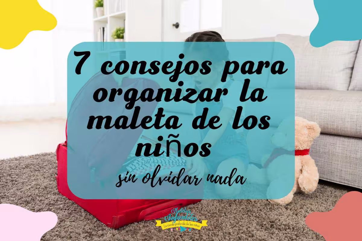 organizar la maleta de los niños